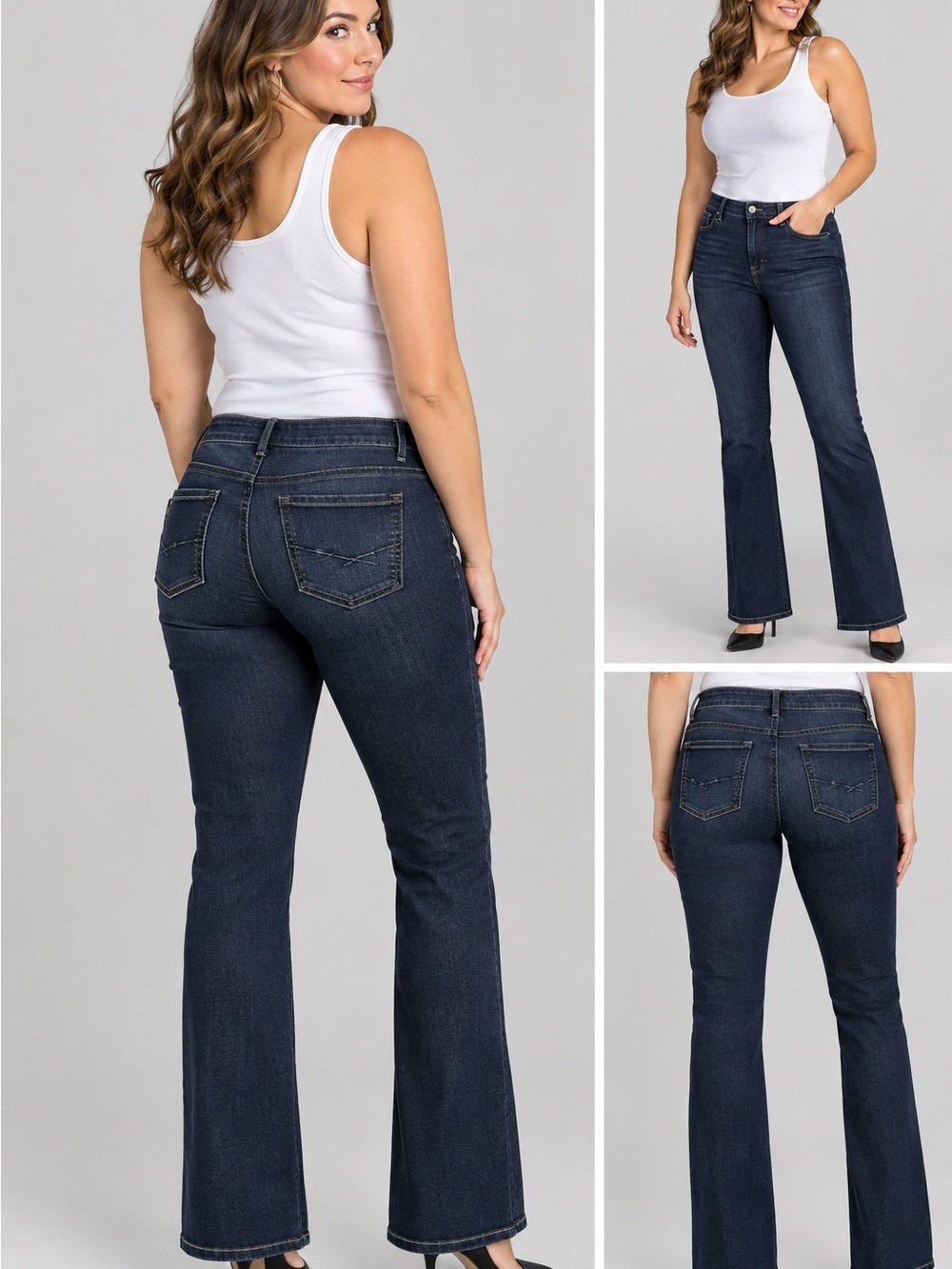 NWT BKE Payton Bootcut Jeans - Dark Wash 32x33.5